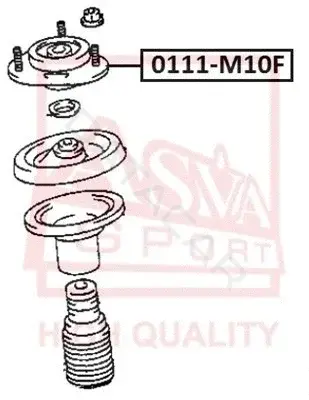 Опора амортизатора ASVA 0111-M10F