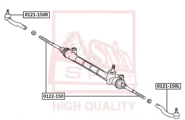 Рулевая тяга ASVA 0122-150