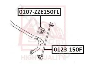 Стойки стабилизатора ASVA 0123-150F