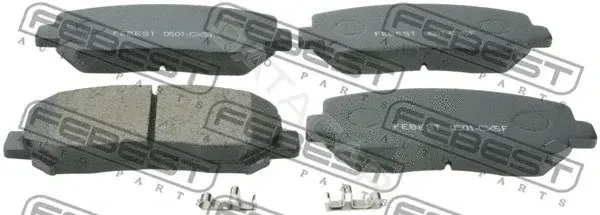 Тормозные колодки FEBEST 0501-CX5F