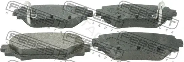 Тормозные колодки FEBEST 0501-BMR
