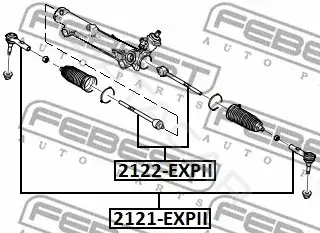 Рулевые наконечники FEBEST 2121-EXPII