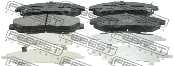 Тормозные колодки FEBEST 0301-YD2F
