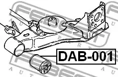 Сайлентблок рычага FEBEST DAB-001