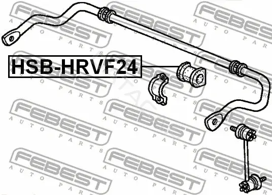 Втулки стабилизатора FEBEST HSB-HRVF24