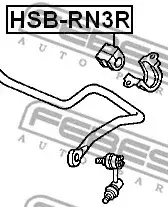 Втулки стабилизатора FEBEST HSB-RN3R