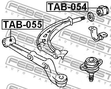 Сайлентблок рычага FEBEST TAB-054