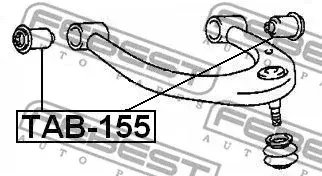 Сайлентблок рычага FEBEST TAB-155
