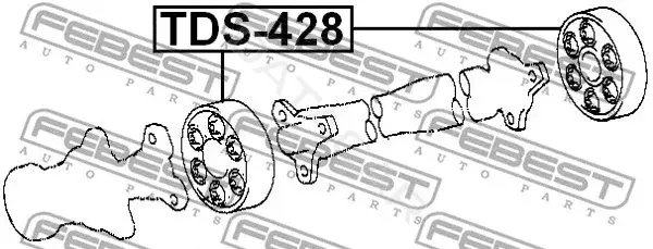 Муфта кардана FEBEST TDS-428