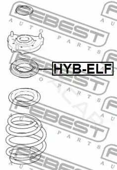 Опора амортизатора FEBEST HYB-ELF
