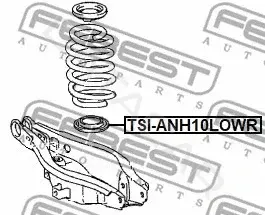 Тарелка пружины FEBEST TSI-ANH10LOWR