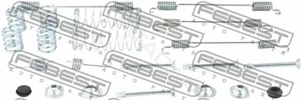 Ремкомплект тормозных колодок FEBEST 0204-D10R-KIT
