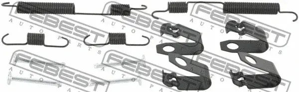 Ремкомплект тормозных колодок FEBEST 1204-SOLR-KIT