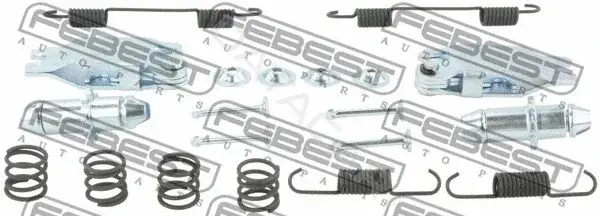 Ремкомплект тормозных колодок FEBEST 1404-RODIIR-KIT