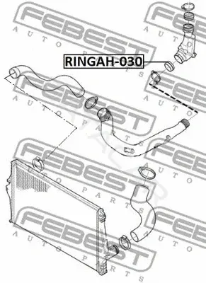 Сальник коленвала FEBEST RINGAH-030