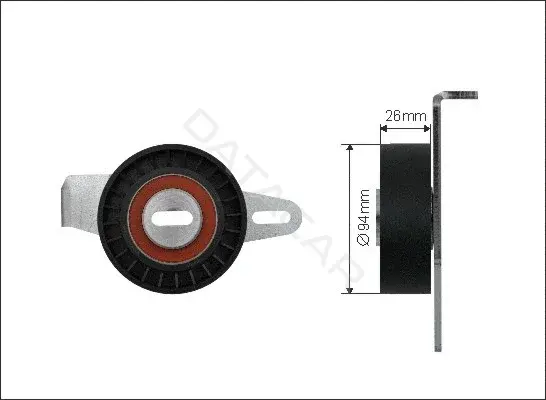 Натяжитель ремня генератора CAFFARO 500247