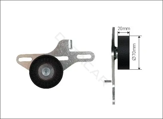 Натяжитель ремня генератора CAFFARO 151-00