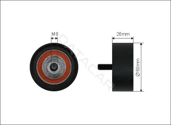 Ролик ремня генератора CAFFARO 307-98