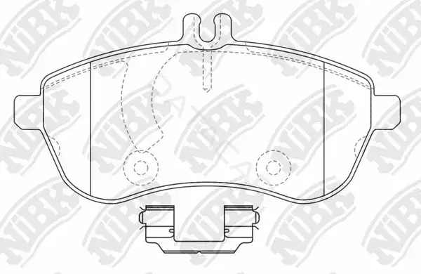 Тормозные колодки NiBK PN0452W