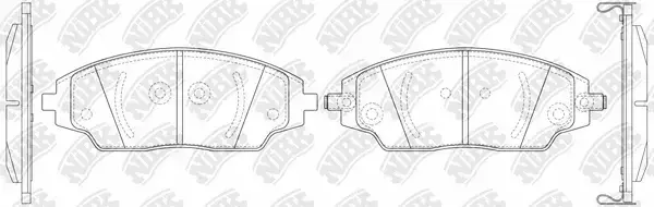 Тормозные колодки NiBK PN0632