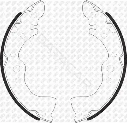 Барабанные колодки NiBK FN0636