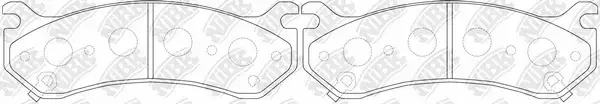 Тормозные колодки NiBK PN0055