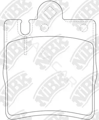 Тормозные колодки NiBK PN0126