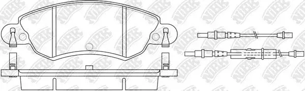 Тормозные колодки NiBK PN0183W