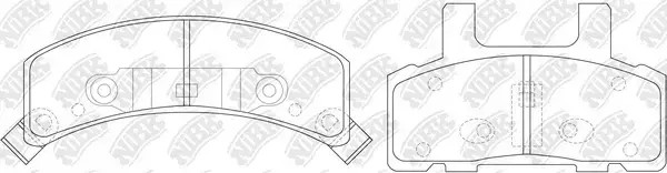 Тормозные колодки NiBK PN0308