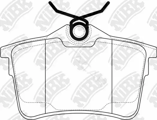 Тормозные колодки NiBK PN0472