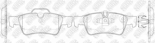 Тормозные колодки NiBK PN0507