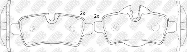 Тормозные колодки NiBK PN0509