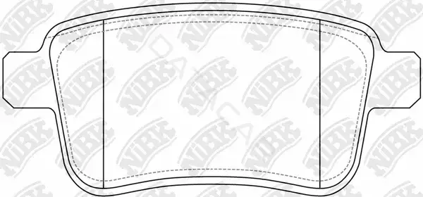 Тормозные колодки NiBK PN0533