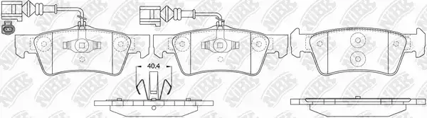 Тормозные колодки NiBK PN0611W