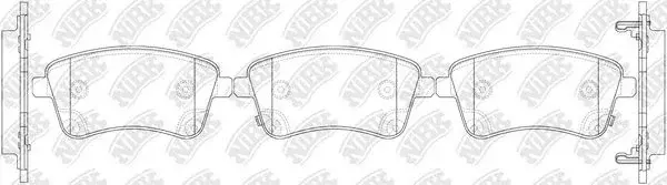 Тормозные колодки NiBK PN0703
