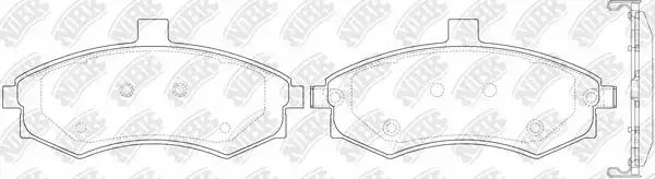 Тормозные колодки NiBK PN0788