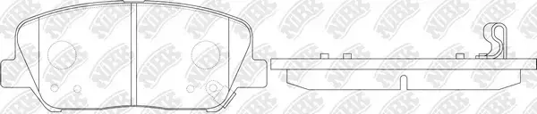 Тормозные колодки NiBK PN11001