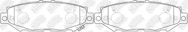 Тормозные колодки NiBK PN1363
