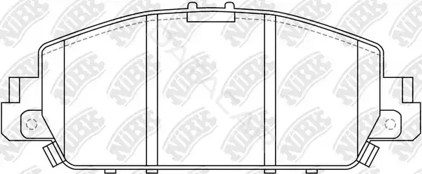 Тормозные колодки NiBK PN28005