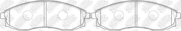 Тормозные колодки NiBK PN2824