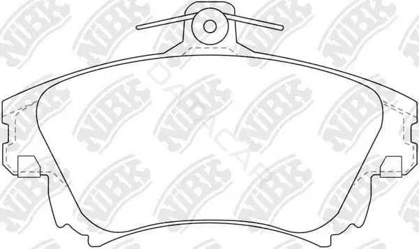 Тормозные колодки NiBK PN3126