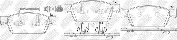 Тормозные колодки NiBK PN33001W