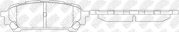 Тормозные колодки NiBK PN7801