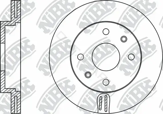 Тормозные диски NiBK RN1125