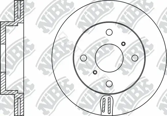 Тормозные диски NiBK RN1205