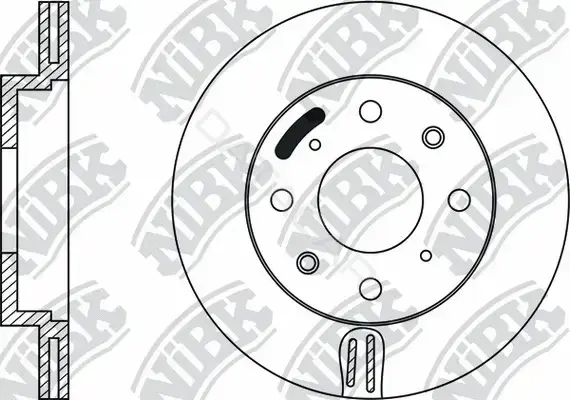 Тормозные диски NiBK RN1350