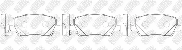 Тормозные колодки NiBK PN0767