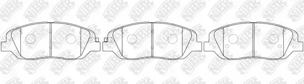 Тормозные колодки NiBK PN0789