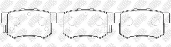 Тормозные колодки NiBK PN8398