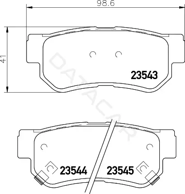 Тормозные колодки NISSHINBO NP6014
